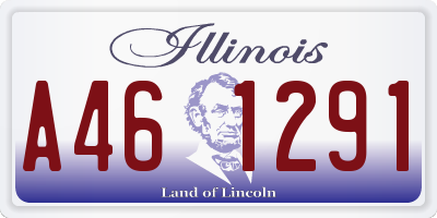 IL license plate A461291