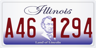 IL license plate A461294
