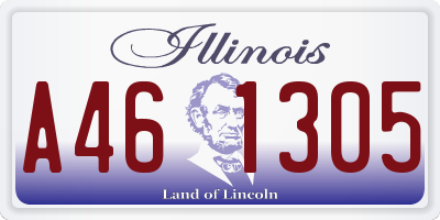 IL license plate A461305