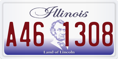 IL license plate A461308