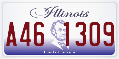 IL license plate A461309