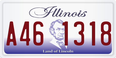 IL license plate A461318