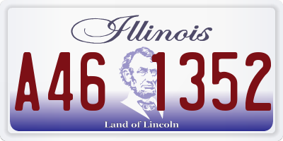 IL license plate A461352