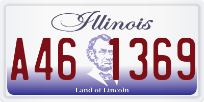 IL license plate A461369