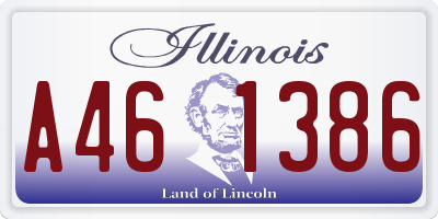 IL license plate A461386