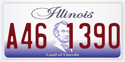 IL license plate A461390