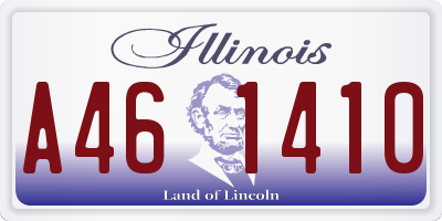 IL license plate A461410