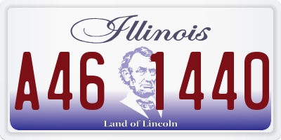 IL license plate A461440