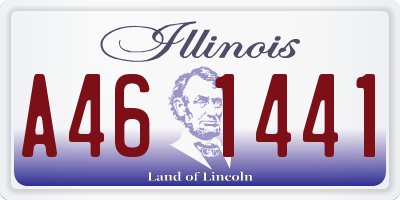 IL license plate A461441