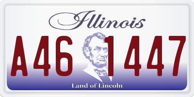 IL license plate A461447