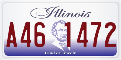 IL license plate A461472