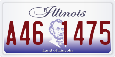 IL license plate A461475