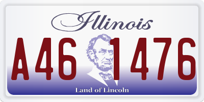 IL license plate A461476