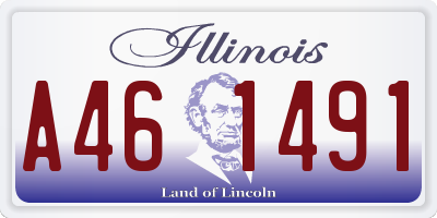 IL license plate A461491