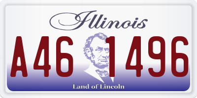 IL license plate A461496