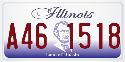 IL license plate A461518