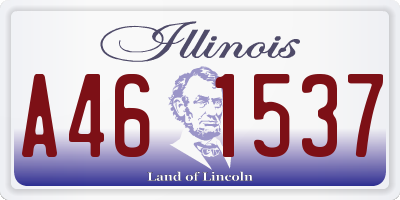 IL license plate A461537
