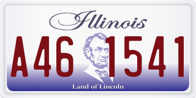 IL license plate A461541