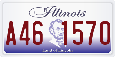IL license plate A461570