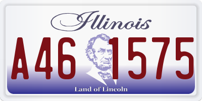 IL license plate A461575