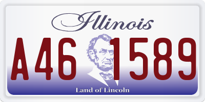 IL license plate A461589