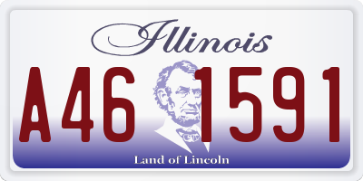 IL license plate A461591