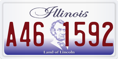 IL license plate A461592