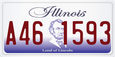 IL license plate A461593
