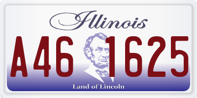 IL license plate A461625