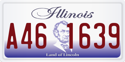IL license plate A461639