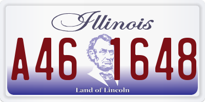IL license plate A461648