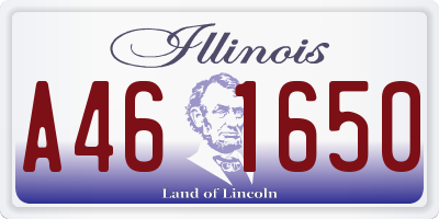 IL license plate A461650