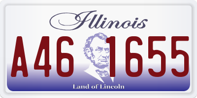 IL license plate A461655