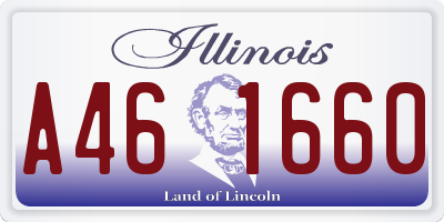 IL license plate A461660