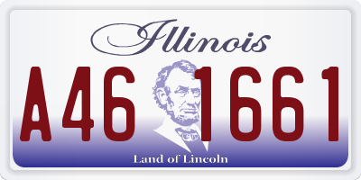 IL license plate A461661