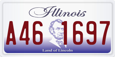 IL license plate A461697