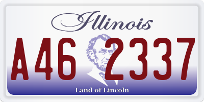 IL license plate A462337