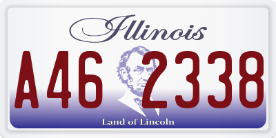 IL license plate A462338