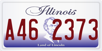 IL license plate A462373