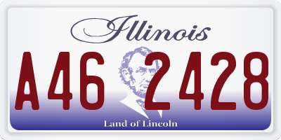 IL license plate A462428
