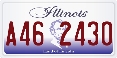 IL license plate A462430