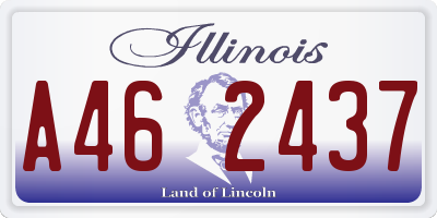 IL license plate A462437