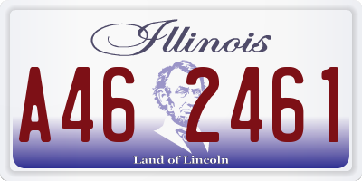 IL license plate A462461