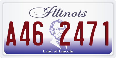 IL license plate A462471