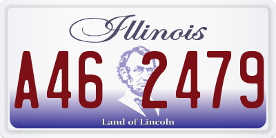 IL license plate A462479