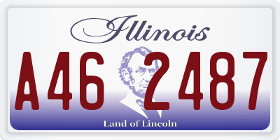 IL license plate A462487