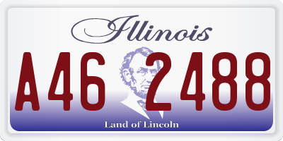 IL license plate A462488