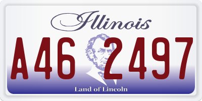 IL license plate A462497