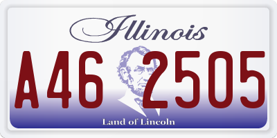 IL license plate A462505