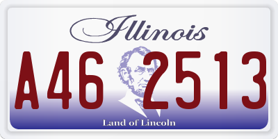 IL license plate A462513